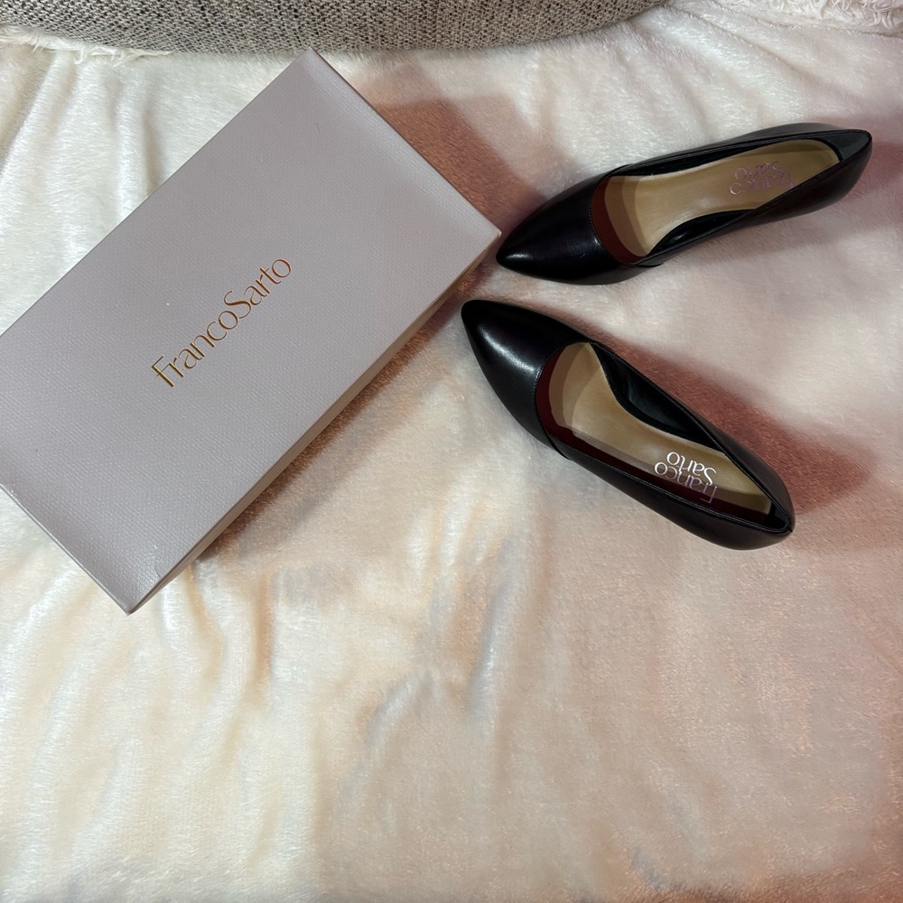 Franco Sarto Women's Black Wedges Size 6.5